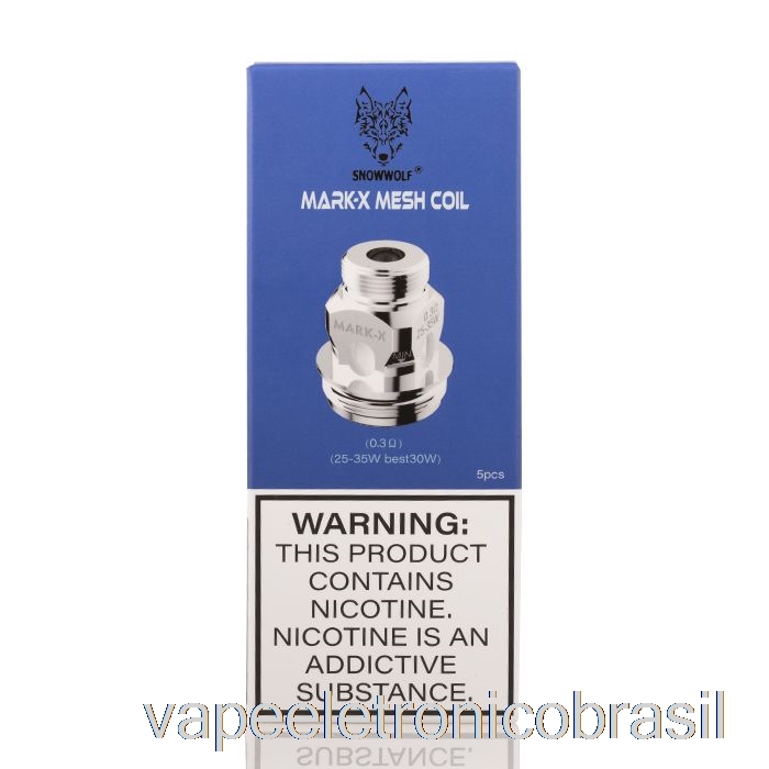 Bobinas De Substituição Vape Eletronico Snowwolf Mark-x Bobinas De 0,3 Ohm